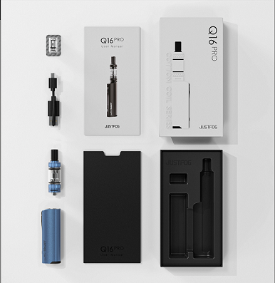 Justfog Q16 Pro Kit Kutu İçeriği