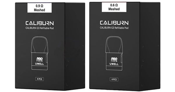 Uwell Caliburn G3 Kartuş, Uwell CaliburnG3 Kartuş, Uwell Caliburn G3 Yedek Kartuş, Uwell Calıburn G3 Yedek Kartuş Çeşitleri