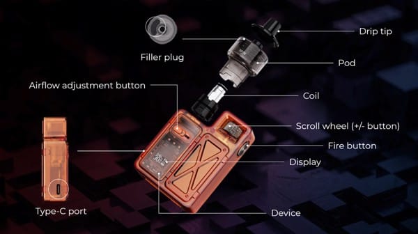 Uwell Crown M Pod Parametreleri