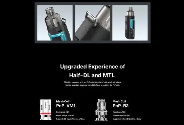 Voopoo Argus 40W Pod Uyumlu Coil Çeşitleri
