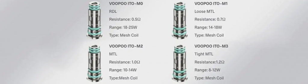 Voopoo ITO Coil Çeşitleri