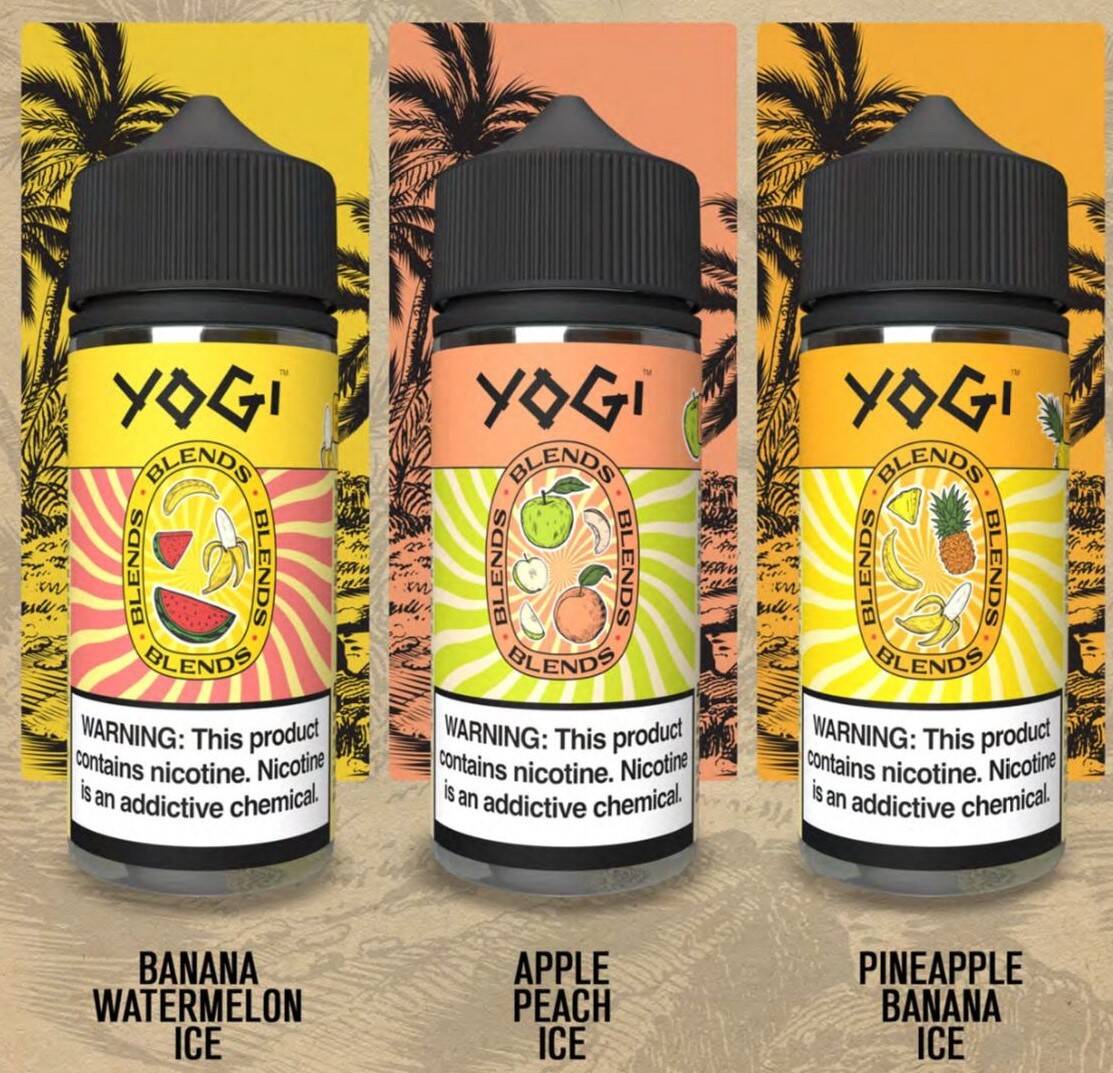 YOGI PINEAPPLE BANANA ICE 100ml Likit Parametreleri, Yogi 100 ml DL Likit