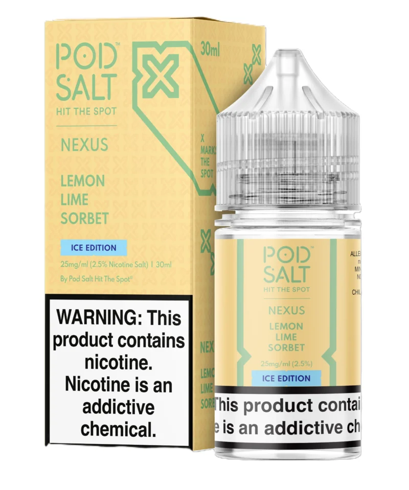 Pod Salt Lemon Lime Sorbet Ice