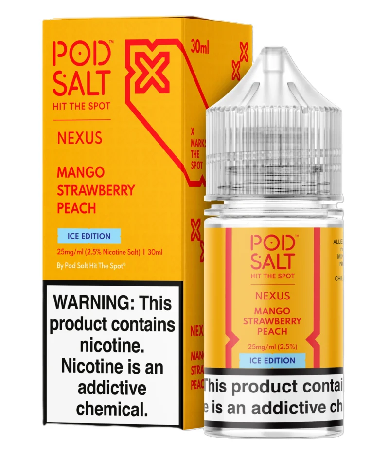 Pod Salt Mango Strawberry Peach Ice