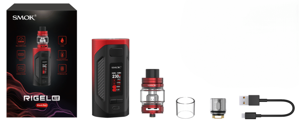 Smok Rigel Kit Kutu İçeriği